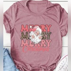 ChristmasSanta T-shirt new never worn S- 2XL Perfect for any Holiday gathering